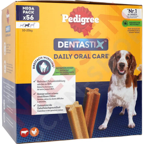 Pedigree Dentastix Mp Für Mittlere Hunde 56Er Dyrefoder