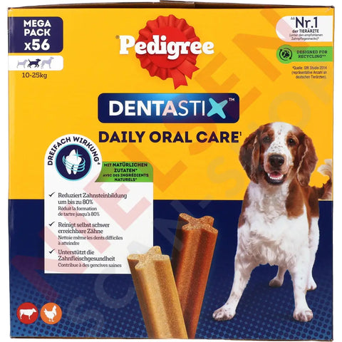 Pedigree Dentastix Mp Für Mittlere Hunde 56Er Dyrefoder