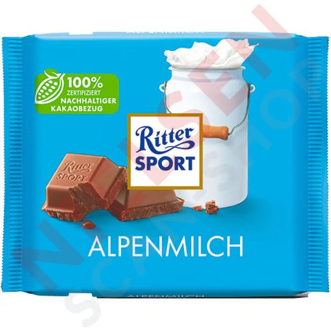 Ritter Sport Schokolade Alpenmilch 100g - AllSpirits