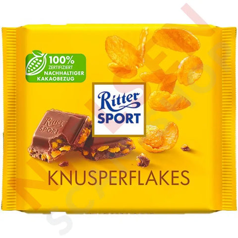 Ritter Sport Schokolade Knusperflakes 100g - AllSpirits