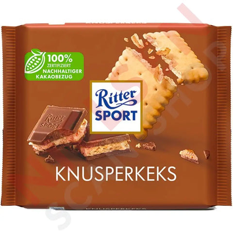 Ritter Sport Schokolade Knusperkeks 100g - AllSpirits