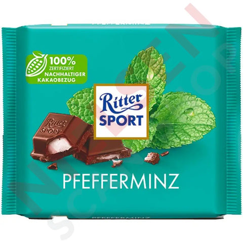 Ritter Sport Schokolade Pfefferminz 100g - AllSpirits