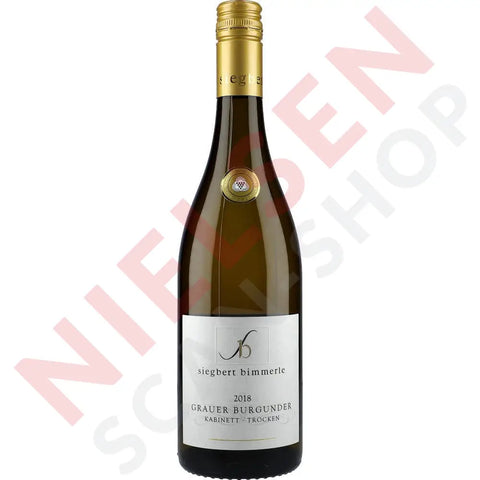 Siegbert Bimmerle Kabinett Grauer Burgunder 12,5% 0,75 ltr. - AllSpirits