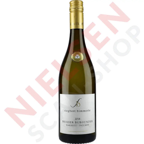 Siegbert Bimmerle Kabinett Weisser Burgunder 12,5% 0,75 ltr. - AllSpirits