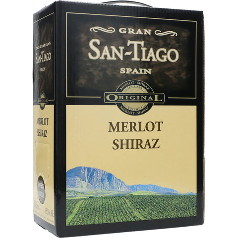 San Tiago Merlot Shiraz 13,5% 3 ltr. - AllSpirits