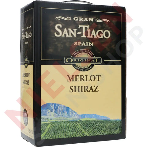 San Tiago Merlot Shiraz 13,5% 3 ltr. - AllSpirits