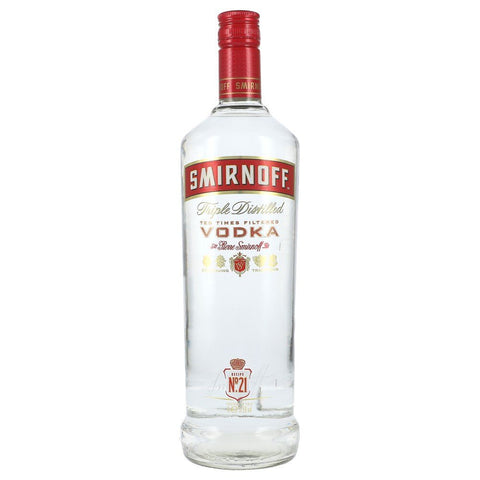 Smirnoff Vodka Red Label 37,5% 1 ltr. - AllSpirits