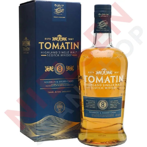 Tomatin Bourbon & Sherry Casks 8Y Spiritus