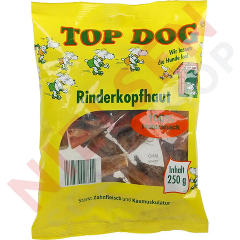 Top Dog Rinderkopfhaut Dyrefoder