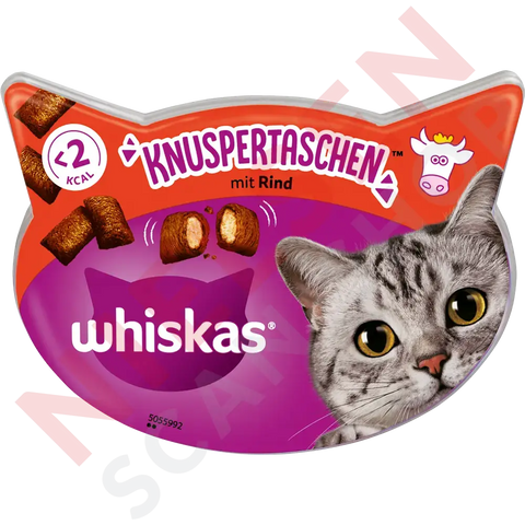 Whiskas Knuspertaschen Mit Rind Dyrefoder